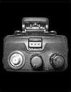 Top: Antenna Connector, 
Channel Selector with Voice Readout, 
and Volume control